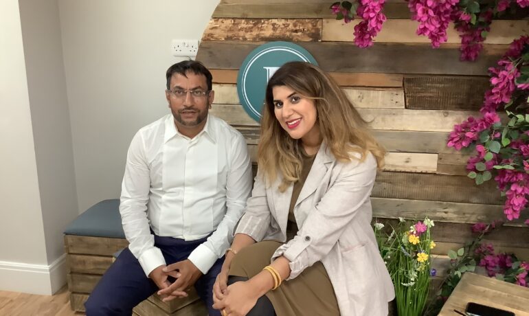 Harry and Kay founder of the Leeds Clinic