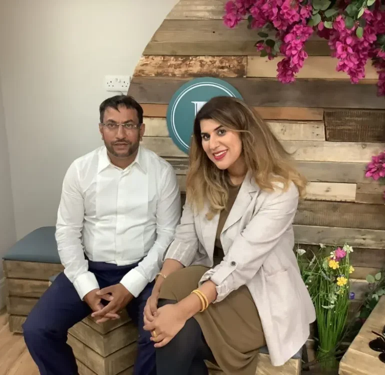 Harry and Kay founder of the leeds clinic